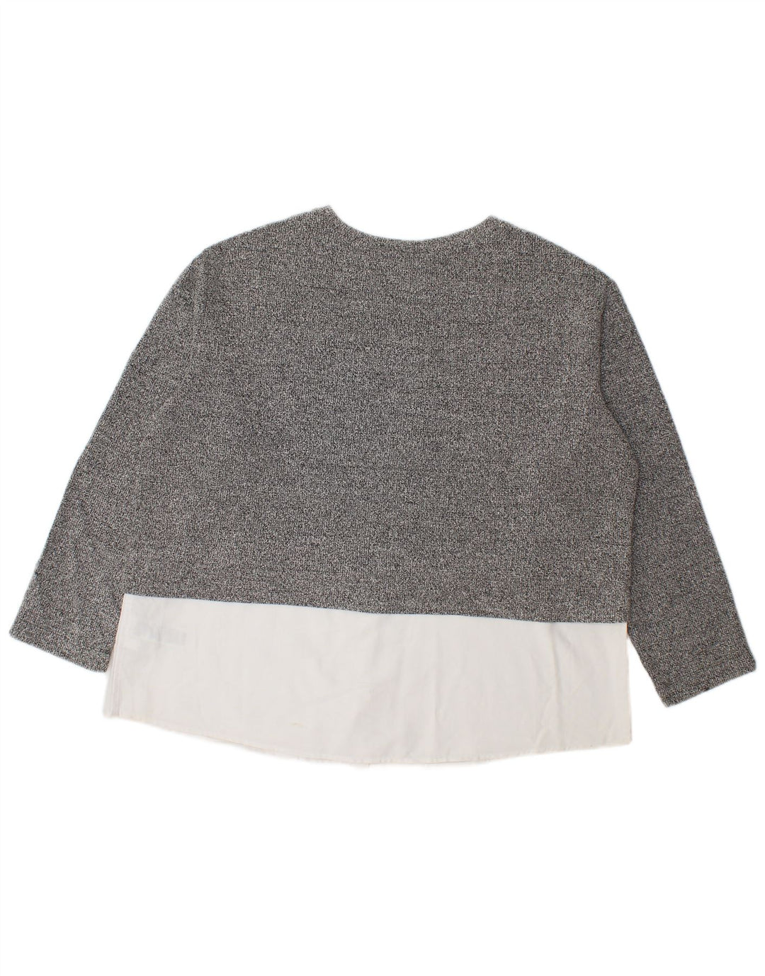 Marks & Spencer Damebluse Top UK 20 2XL Grå Flecked Polyester