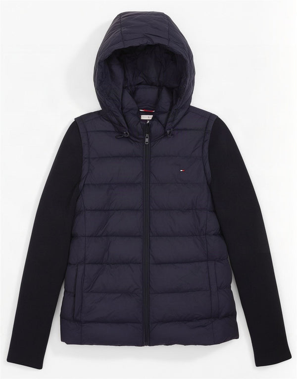 Tommy Hilfiger Herre hættepolstret jakke UK 6 XS marineblå polyamid