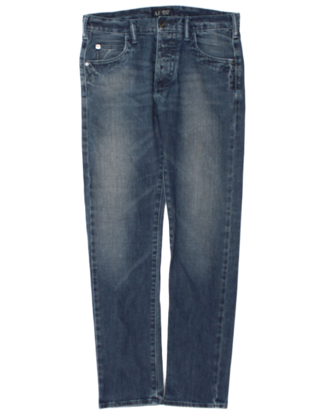 Armani Herre Slim Jeans W32 L32 Blå Bomuld