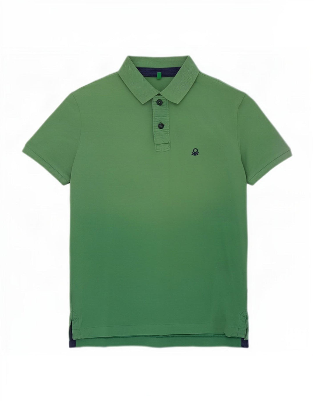 Benetton Herre Polo Shirt Stor Grøn
