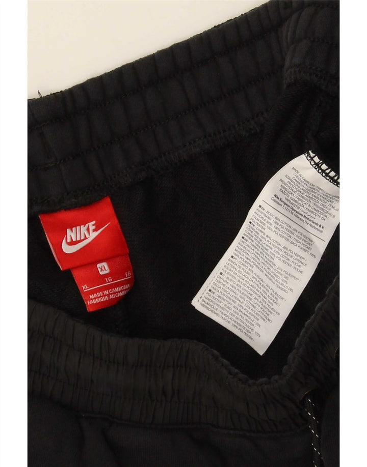 Nike grafiske sportsshorts til mænd XL sort bomuld