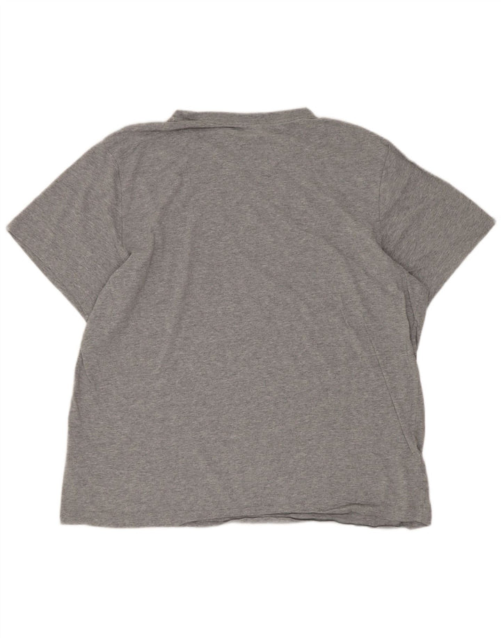 Nike Regular T-Shirt Top Stor Grå Bomuld