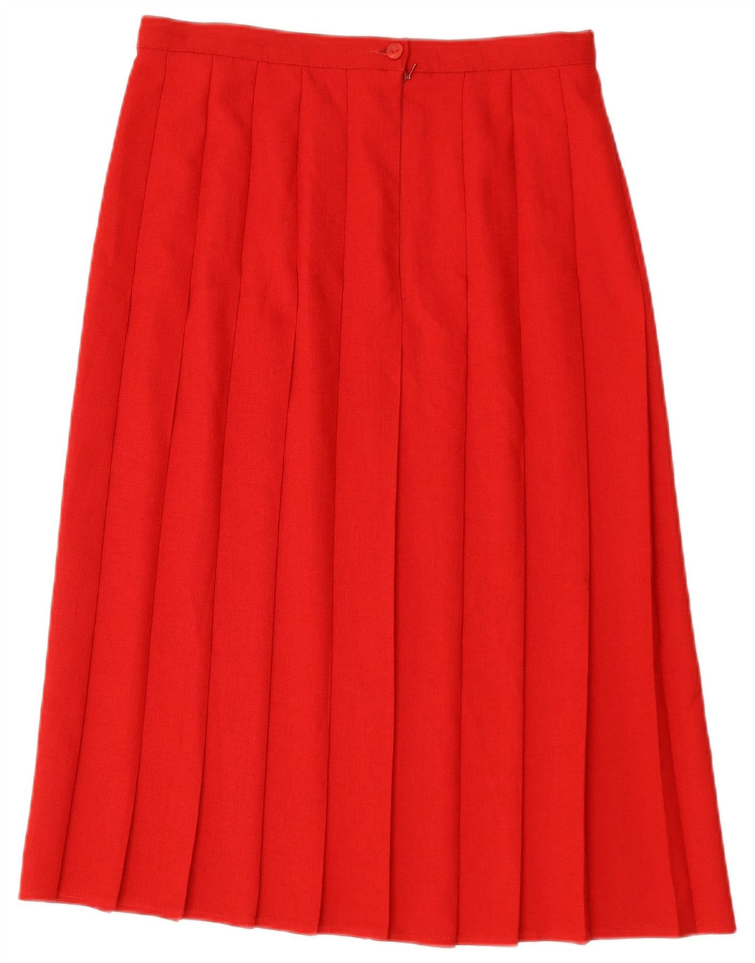Marks & Spencer Womens Knife Plisseret nederdel UK 16 Large W32 Red Polyester