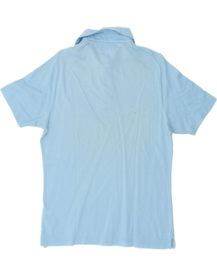 TOMMY HILFIGER Mens Polo Shirt Small Blue Cotton | Vintage Tommy Hilfiger | Thrift | Second-Hand Tommy Hilfiger | Used Clothing | Messina Hembry 