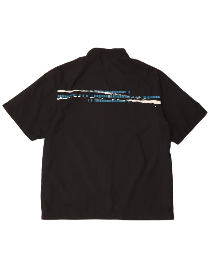 Adidas Kortærmet træningsdragt til mænd, lille jakke, sort polyester