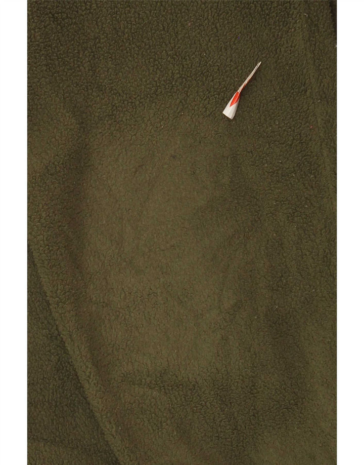 Champion Herre fleecejakke UK 36 Small Green Colourblock Polyester