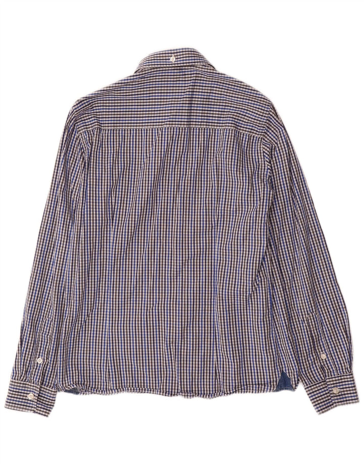 Geox Herre Respira skjorte Medium Blue Gingham