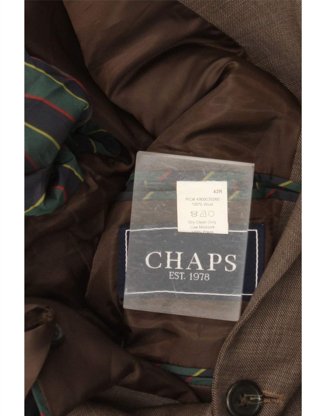 CHAPS Herre 2-knaps blazerjakke UK 42 XL Brun