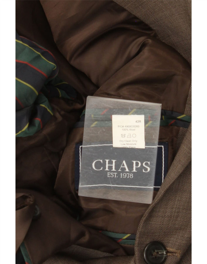 CHAPS Herre 2-knaps blazerjakke UK 42 XL Brun