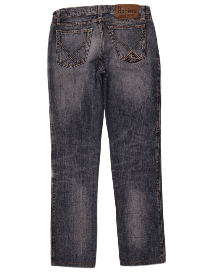 ROY ROGERS Lige jeans til kvinder W29 L30 blå bomuld