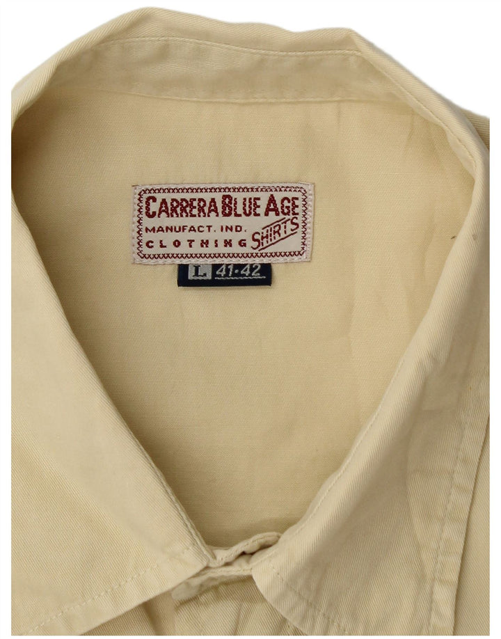 Carrera herreskjorte str. 41/42 Large Beige