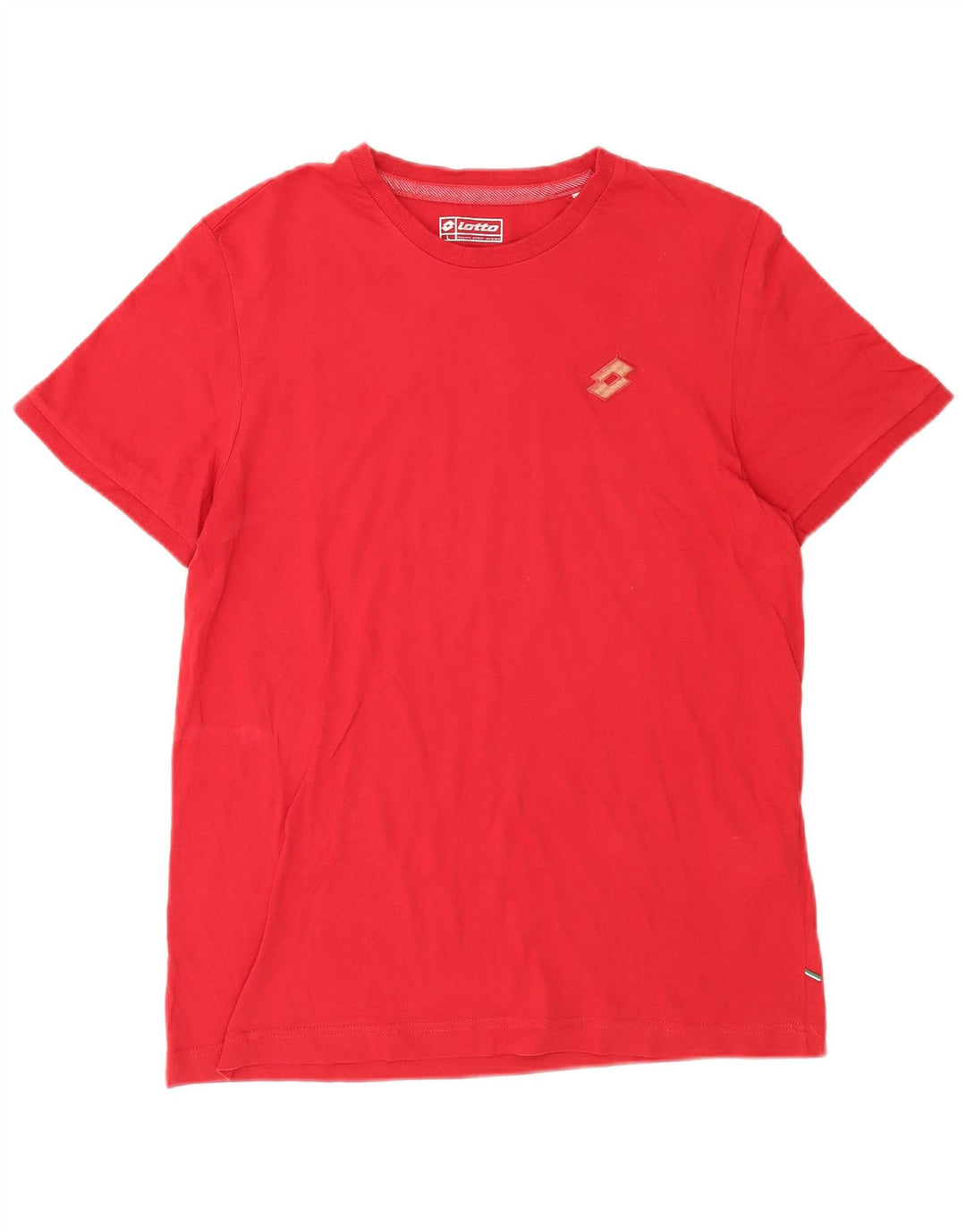 Lotto Herre T-Shirt Top Stor Rød Bomuld