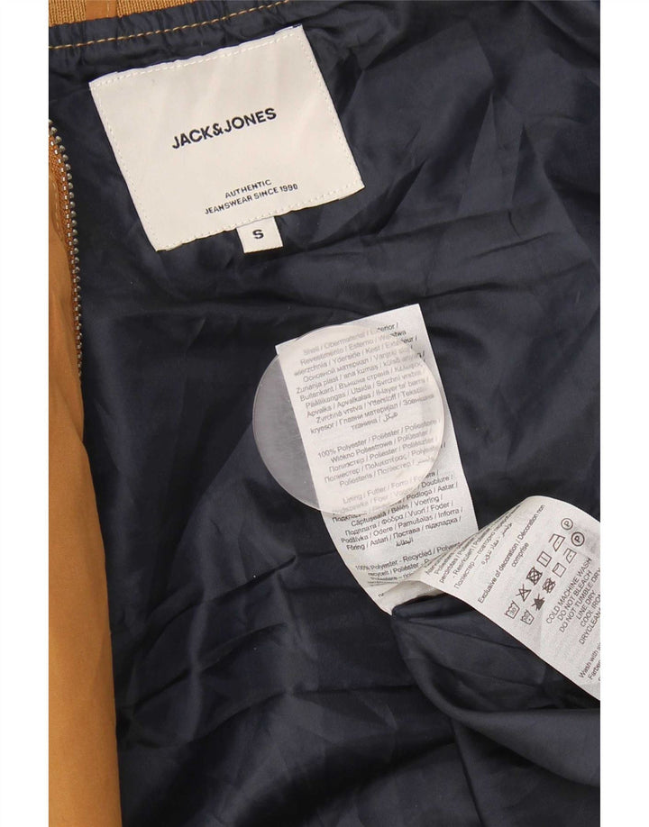 Jack & Jones Bomberjakke til mænd UK 36 Lille brun polyester