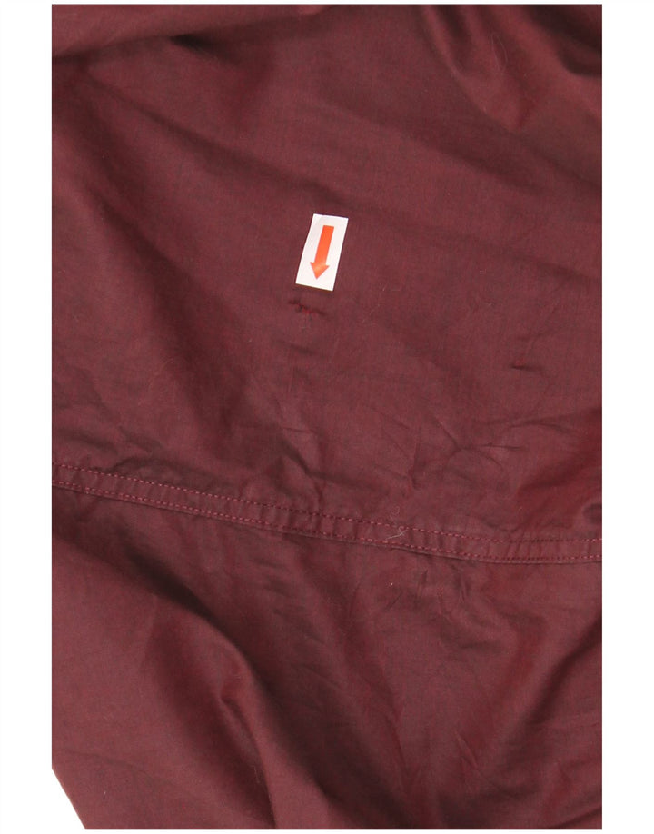 CALVIN KLEIN Herre Regular Fit skjorte str. 18 2XL rødbrun bomuld