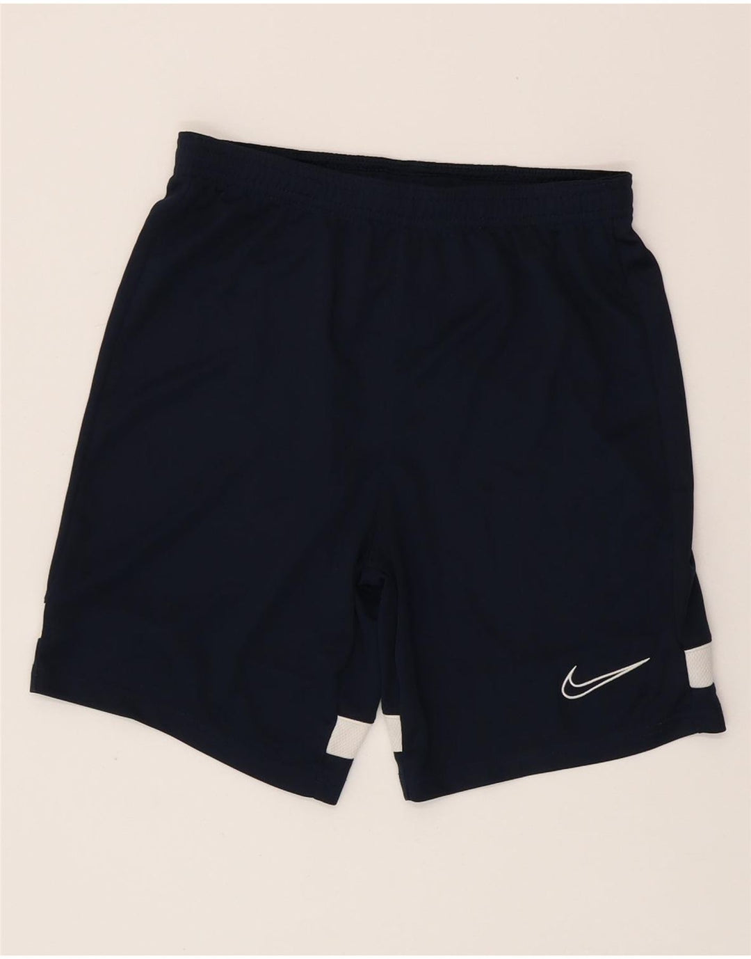 NIKE Drenge Dri Fit Sportshorts 12-13 år Large Navy Blue Colourblock