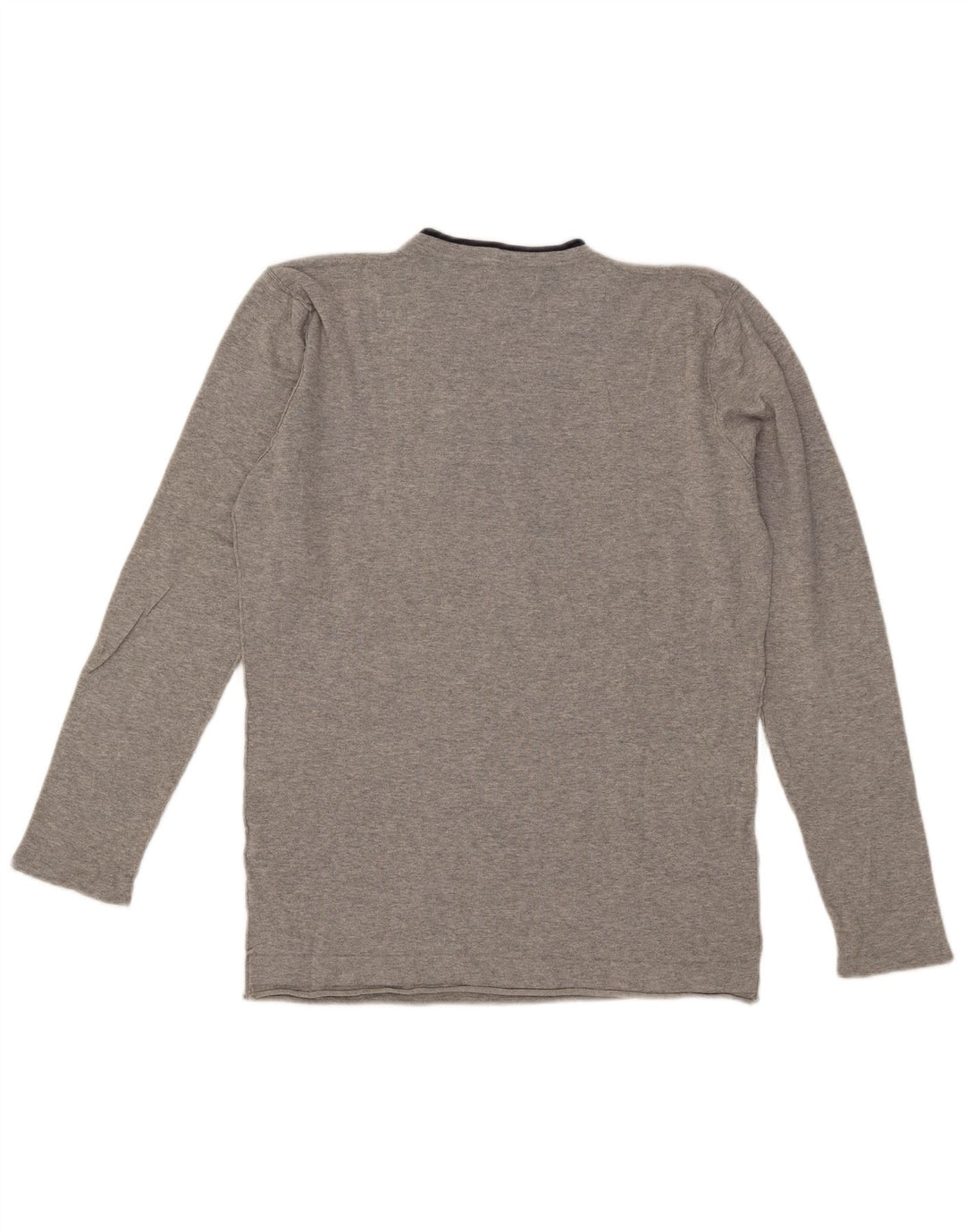 Zara Herre V-hals sweater Stor Grå Bomuld