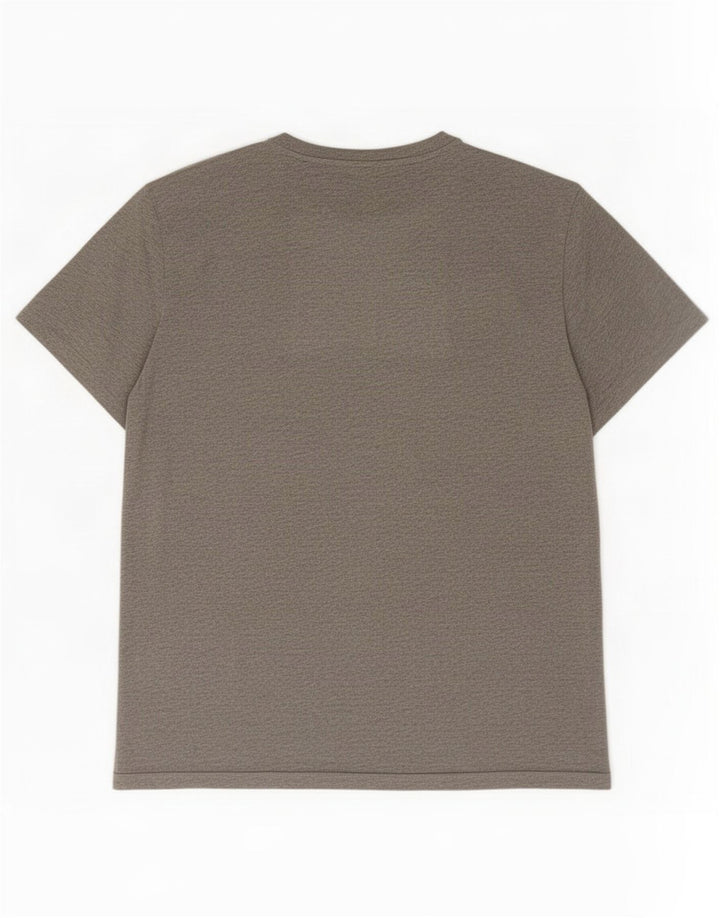 American Eagle Herre Grafisk T-Shirt Top 2XL Grå Bomuld