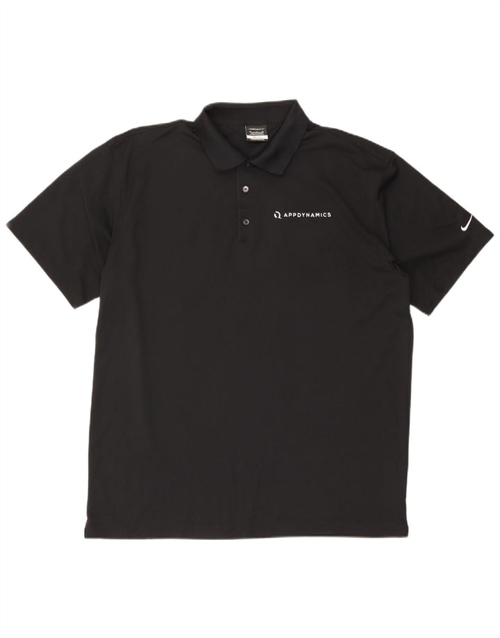 Nike Herre Dri Fit Polo Shirt XL Sort Polyester