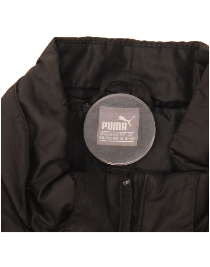 Puma drenge polstret jakke 15-16 år 2XL Sort