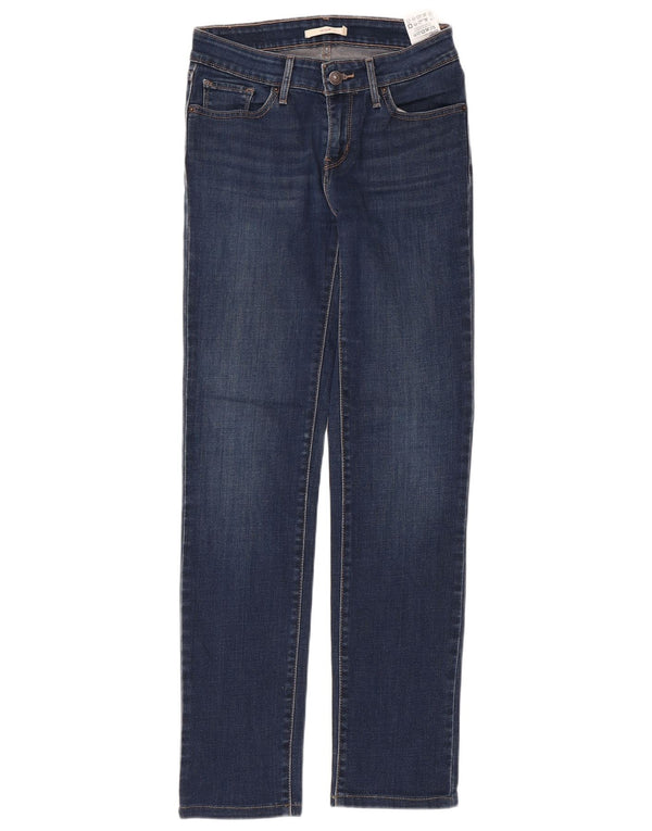 Levi's Dame 712 Slim Jeans W26 L29 Blå Bomuld