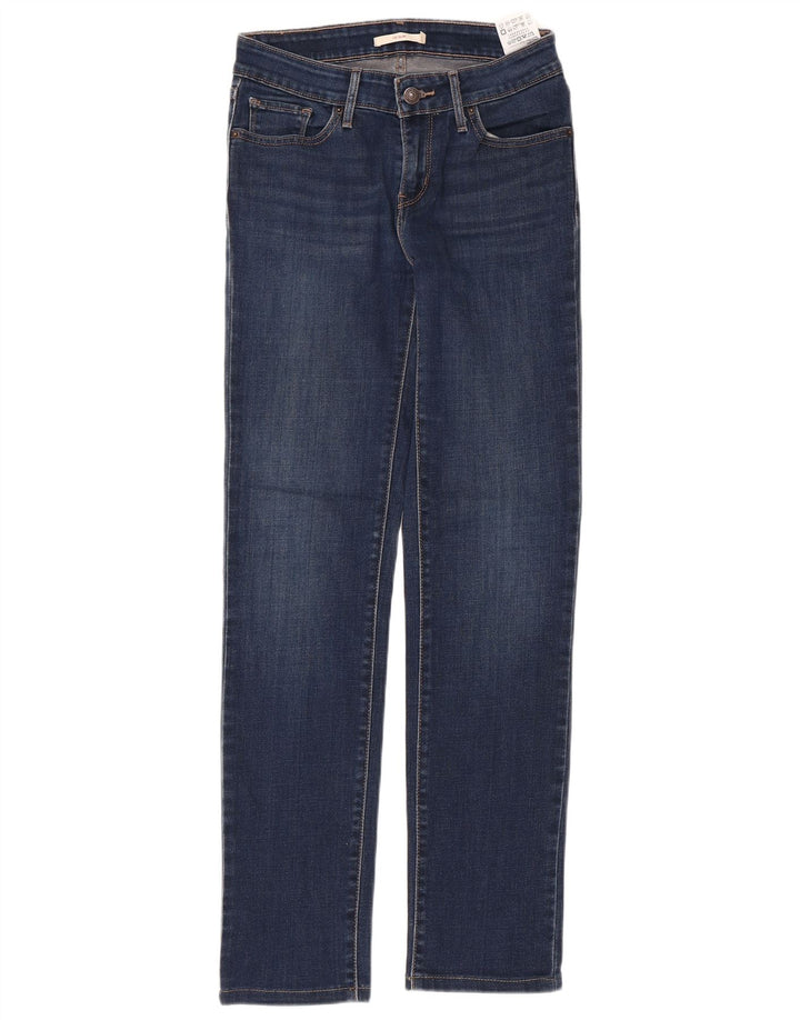 Levi's Dame 712 Slim Jeans W26 L29 Blå Bomuld