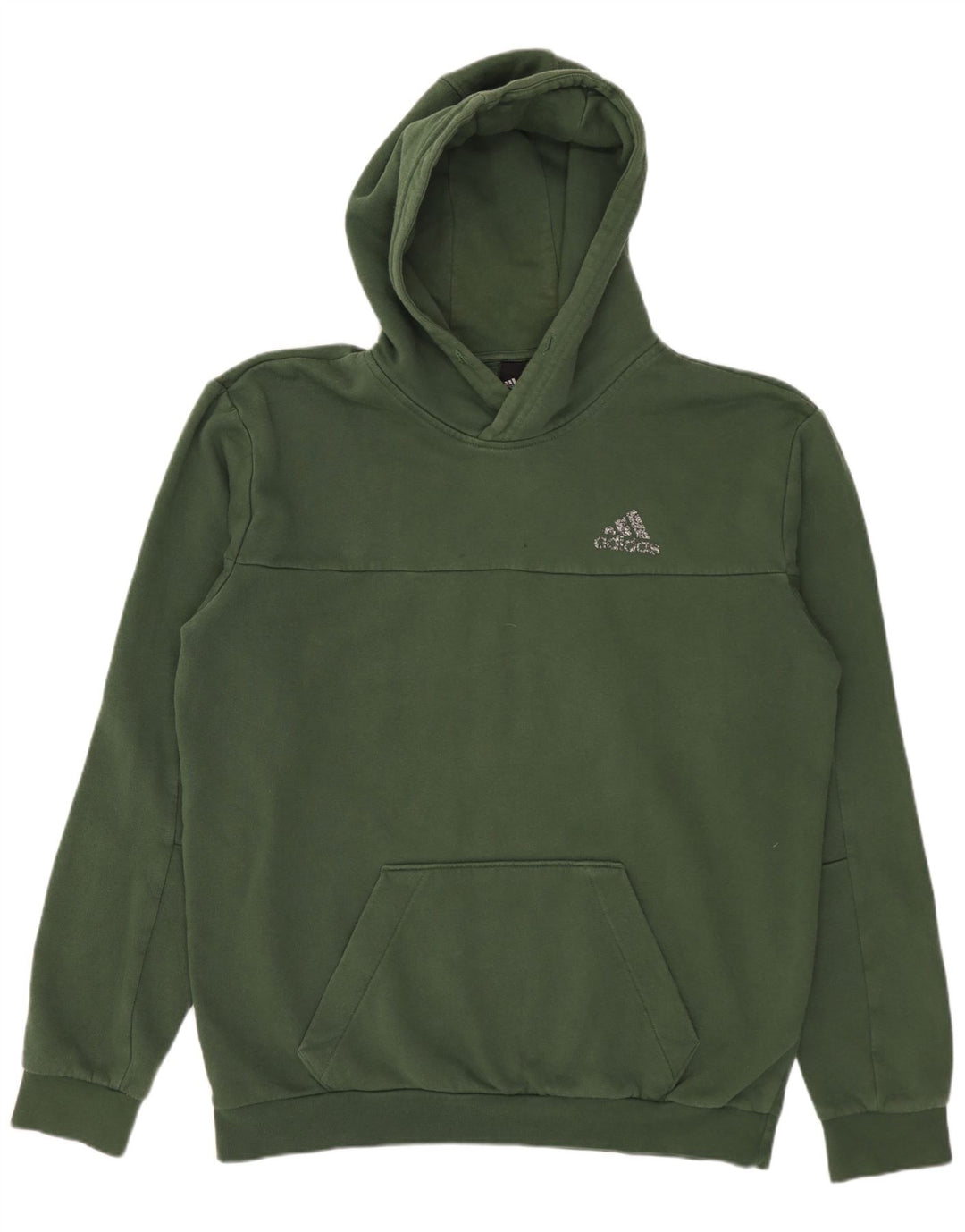 ADIDAS Hættetrøje til mænd mellemgrøn bomuld