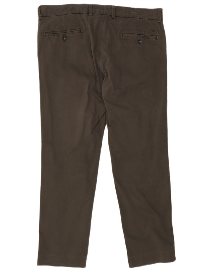 DOCKERS Slim Chino-bukser til mænd W36 L30 Khaki Bomuld