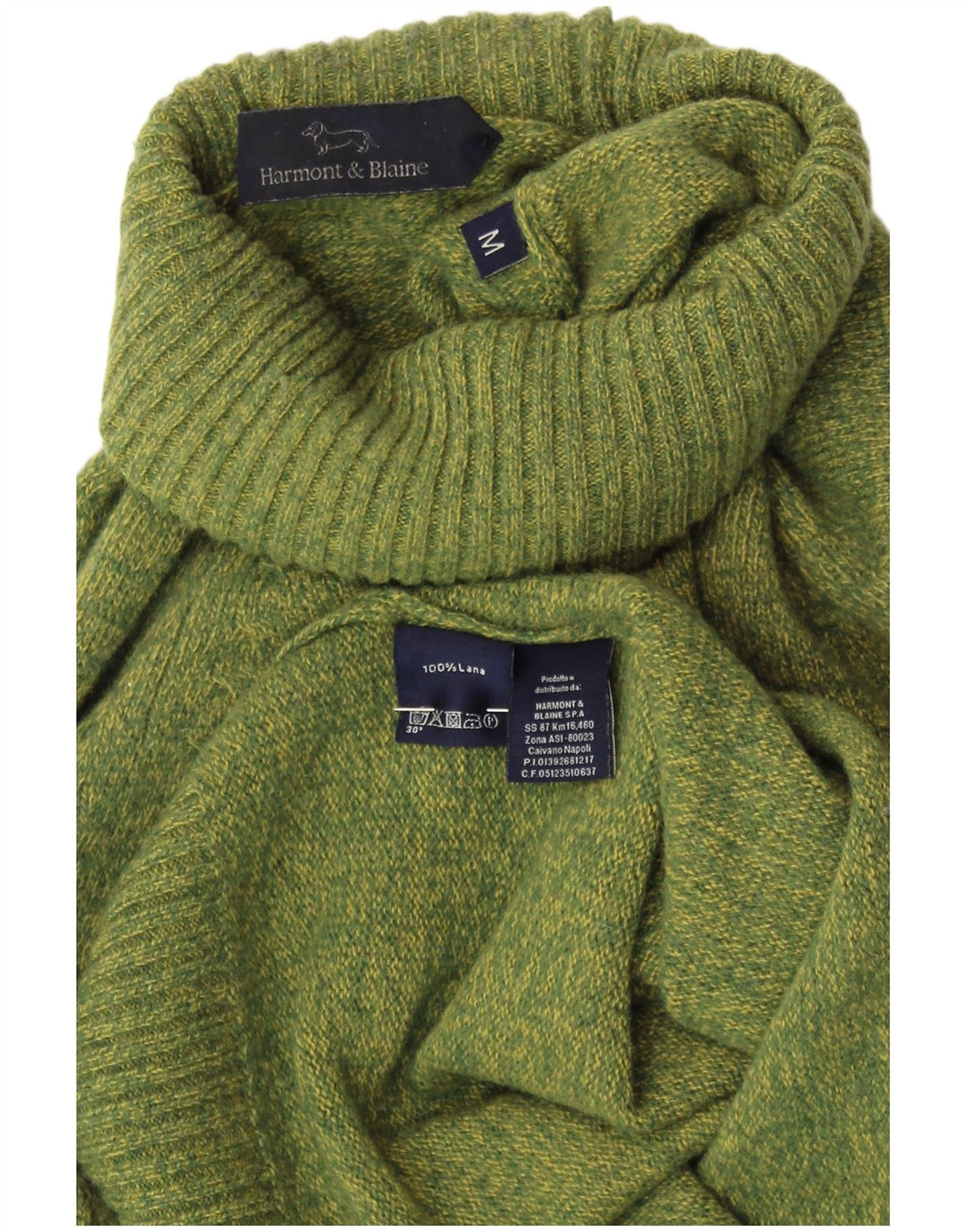 HARMONT & BLAINE Dame Rullehalstrøje DK 14 Medium Grøn