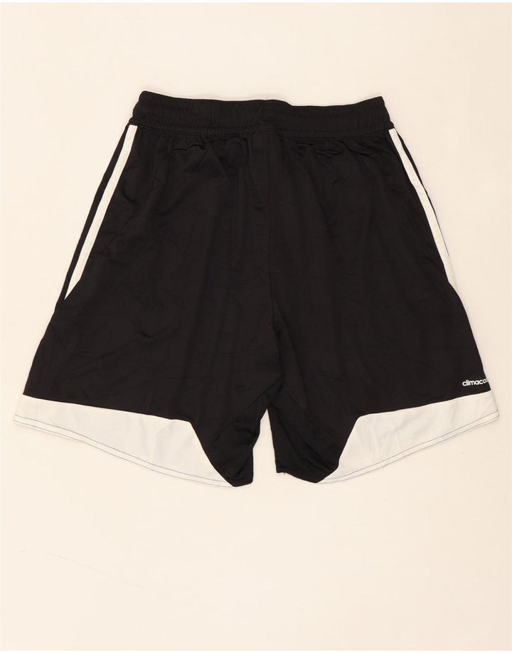 ADIDAS Boys Climacool Sport Shorts 11-12 Years Medium Black Colourblock Vintage Adidas and Second-Hand Adidas from Messina Hembry 