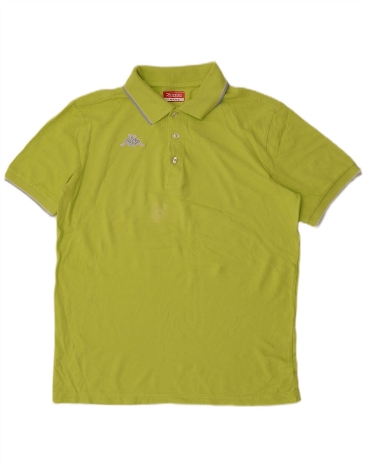 Kappa Polo Shirt til mænd, stor grøn