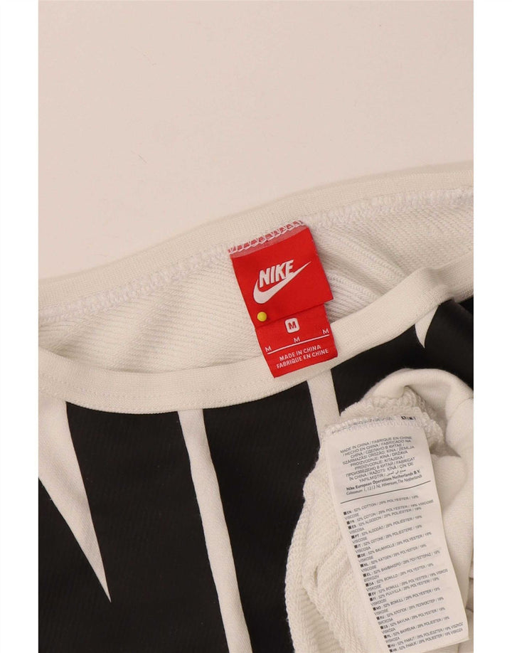 Nike grafisk kortærmet sweatshirt til kvinder UK 14 Medium White