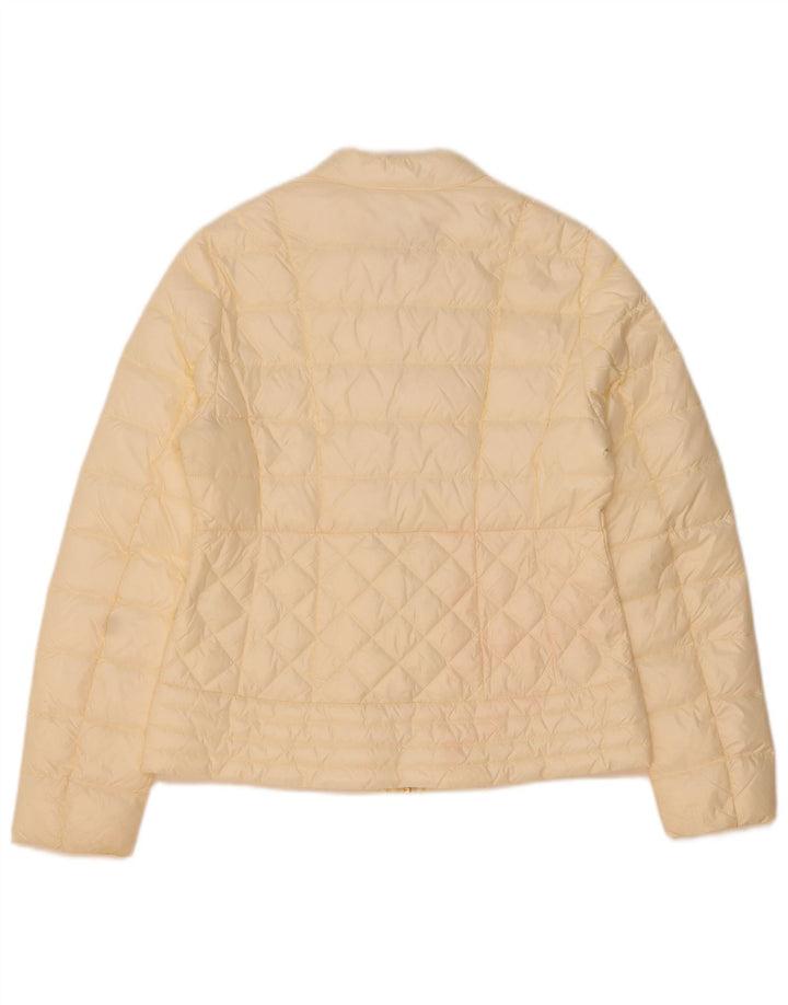 Trussardi Polstret Damejakke IT 44 Medium Off White Polyester