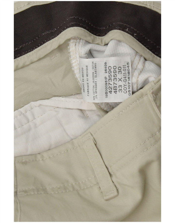 LEE Mens Extreme Comfort Straight Chino Bukser W33 L30 Grøn Bomuld