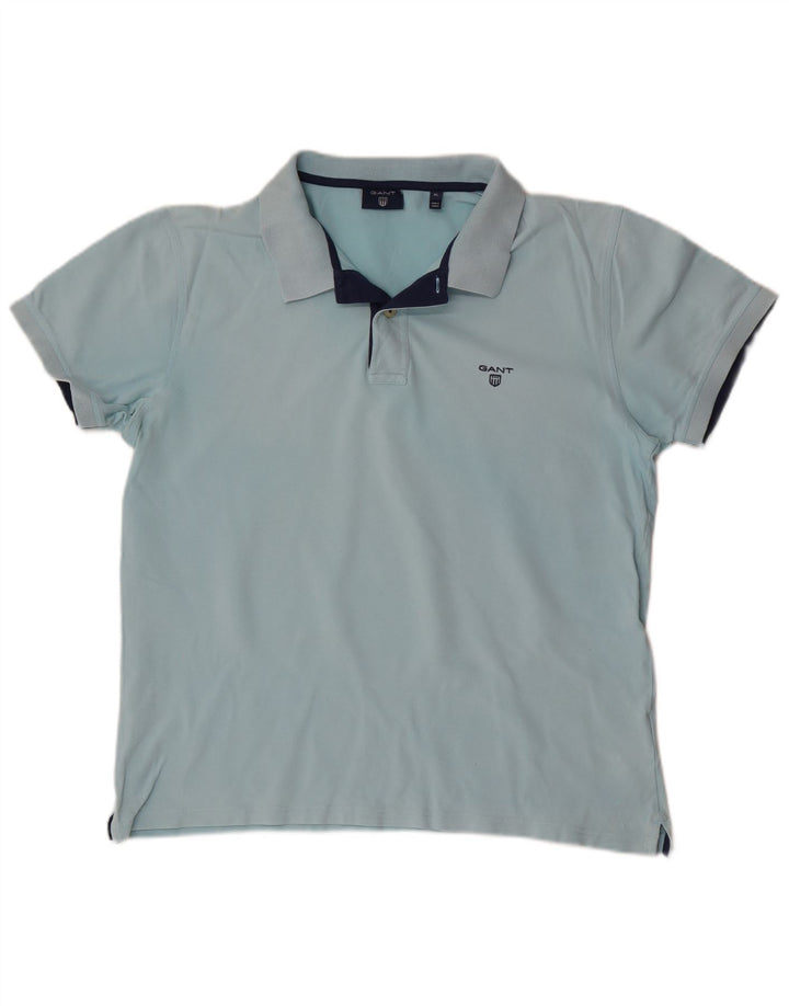 Gant Polo Shirt til mænd XL Blå Bomuld