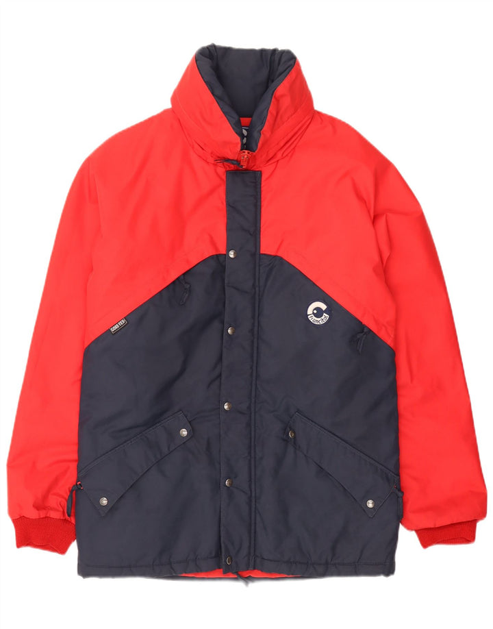 Francital Herre Gore-Tex Skijakke med hætte UK 38 Medium Red Colourblock