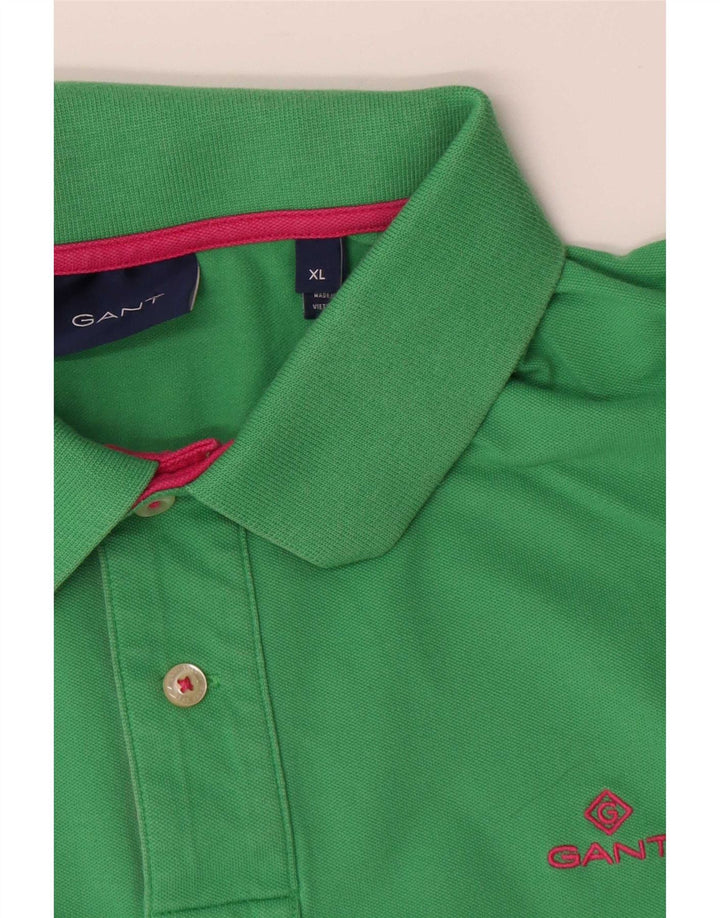 Gant Polo Shirt til mænd XL Grøn Bomuld