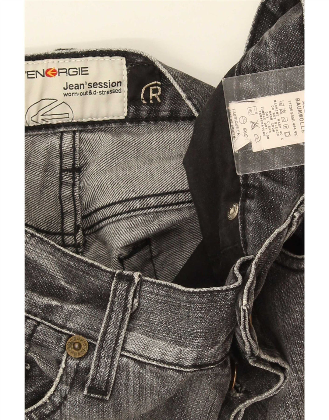 Energie Herre Morris Straight Jeans W30 L30 Grå Bomuld