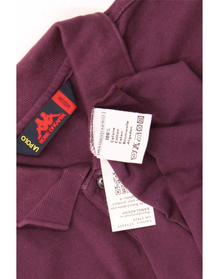 Kappa herre poloshirt Medium rødbrun bomuld