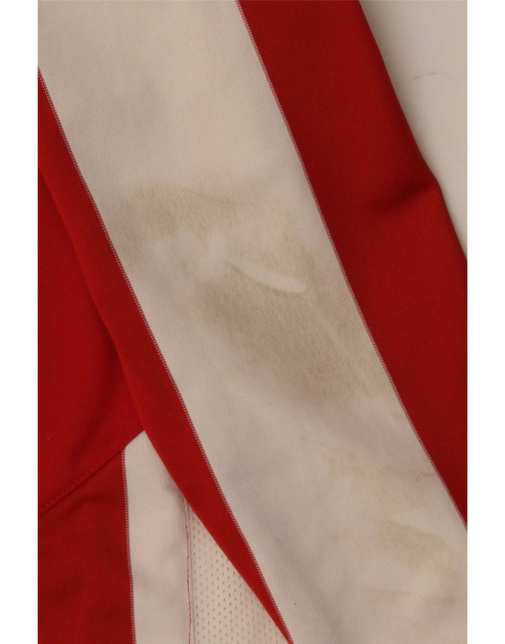 Nike Herre Top Langærmet UK 42/44 Large Rødstribet Polyester