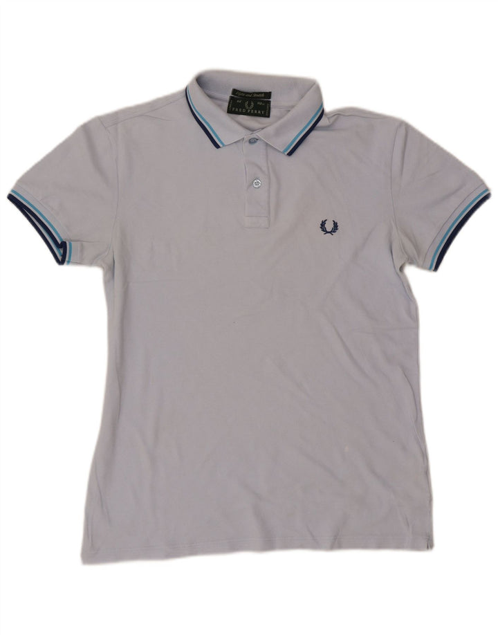 Fred Perry Herre poloshirt Medium blå stribet bomuld