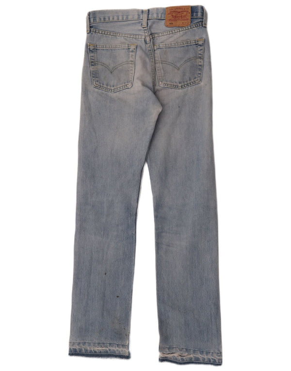 Levi's Dame 501 Straight Jeans W29 L31 Blå Bomuld
