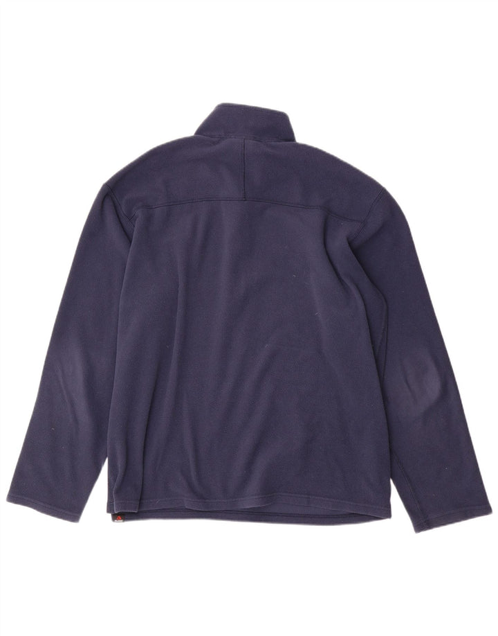 THE NORTH FACE Fleecetrøje til mænd med lynlåshals Stor marineblå polyester