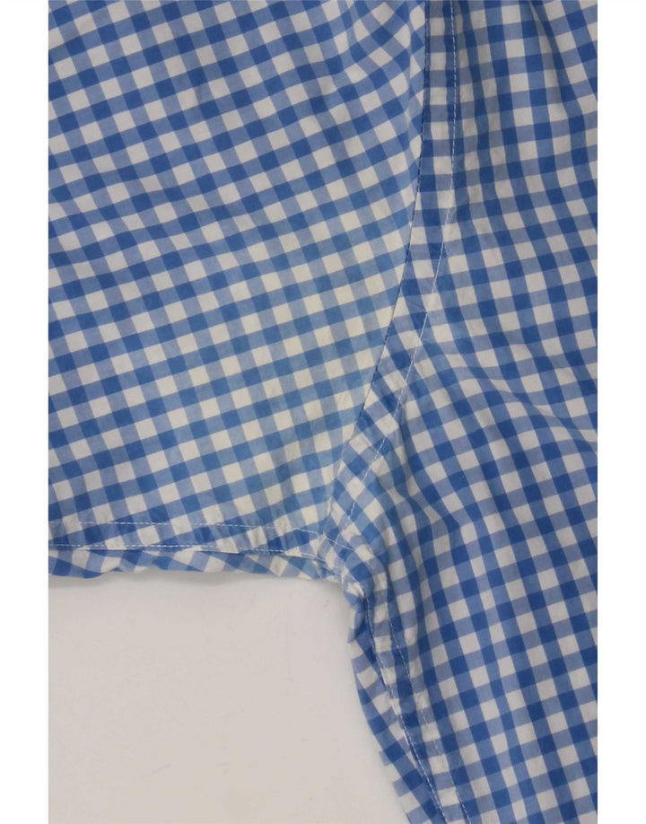 Tommy Hilfiger Herreskjorte Stor Blå Gingham Bomuld