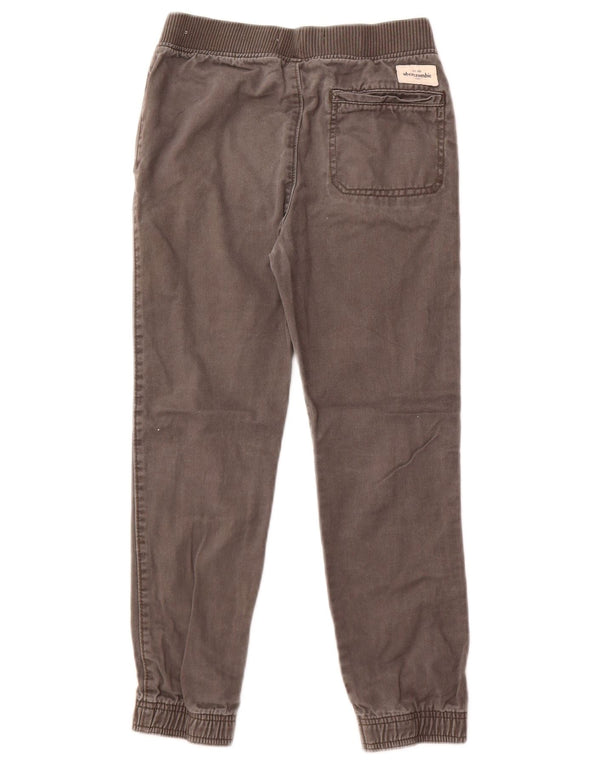 Abercrombie & Fitch Boys Joggerbukser 7-8 år Small W24 L23 Grå