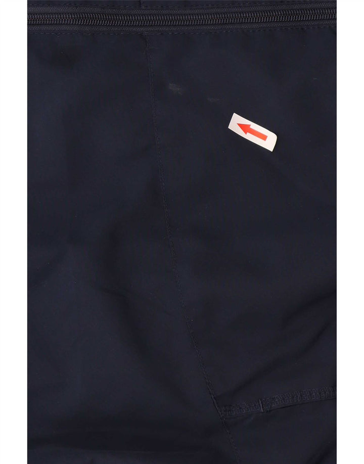 Umbro Regnjakke med hætte til mænd UK 42 XL Marineblå Colourblock Polyester