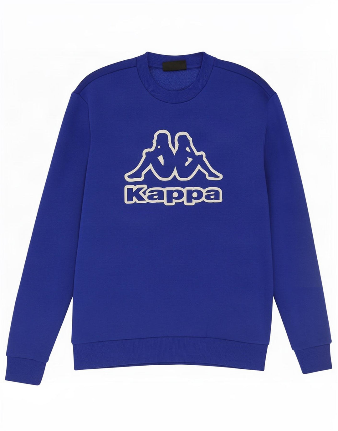 Kappa Herre Grafisk Sweatshirt Jumper Stor Blå Bomuld