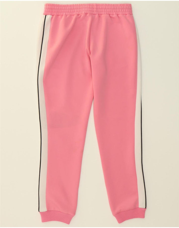 ELLESSE Womens Tracksuit Trousers Joggers EU 36 Small Pink Polyester Vintage Ellesse and Second-Hand Ellesse from Messina Hembry 