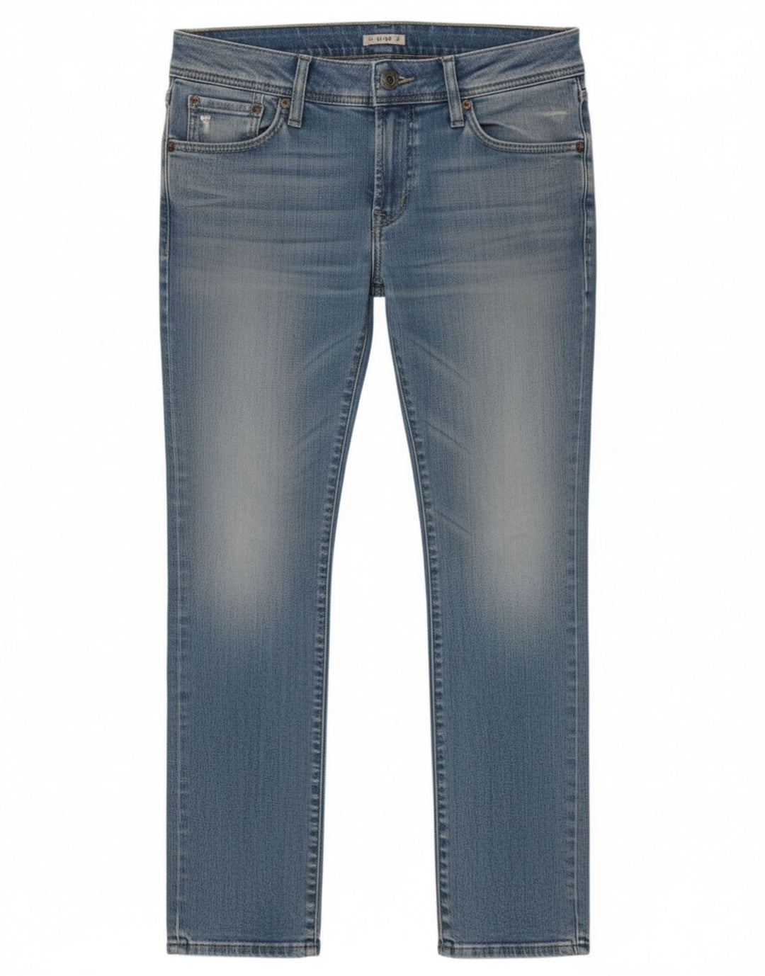 Diesel Dame Matic Slim Jeans W27 L32 Blå Bomuld
