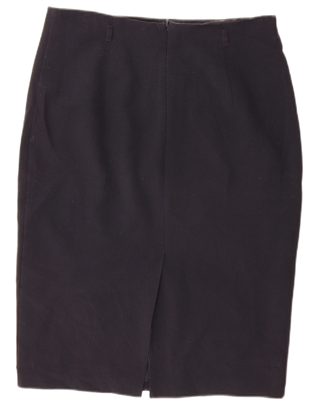 Marks & Spencer Pencil Nederdel til kvinder UK 14 Large W32 Navy Blue Polyester
