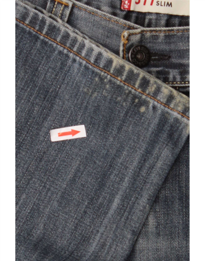 Levi's Herre 511 Slim Jeans W33 L34 Blå